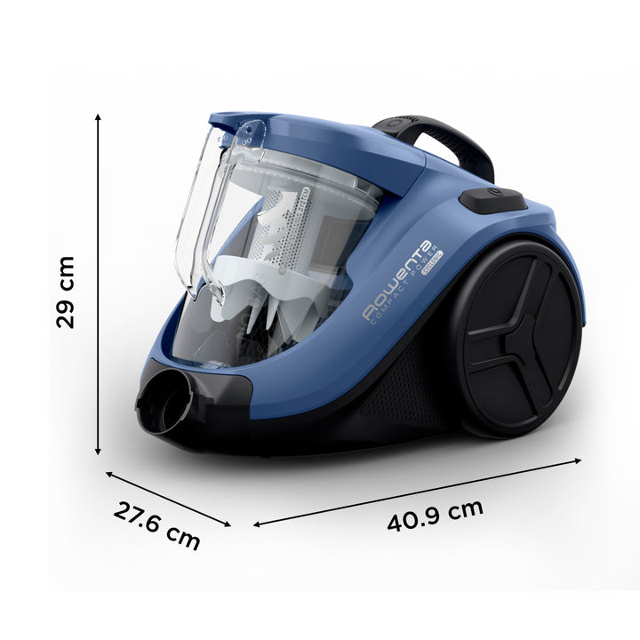 ASPIRATEUR COMPACT POWER CYCLONIC 750W BLEU RO3721EA ROWENTA