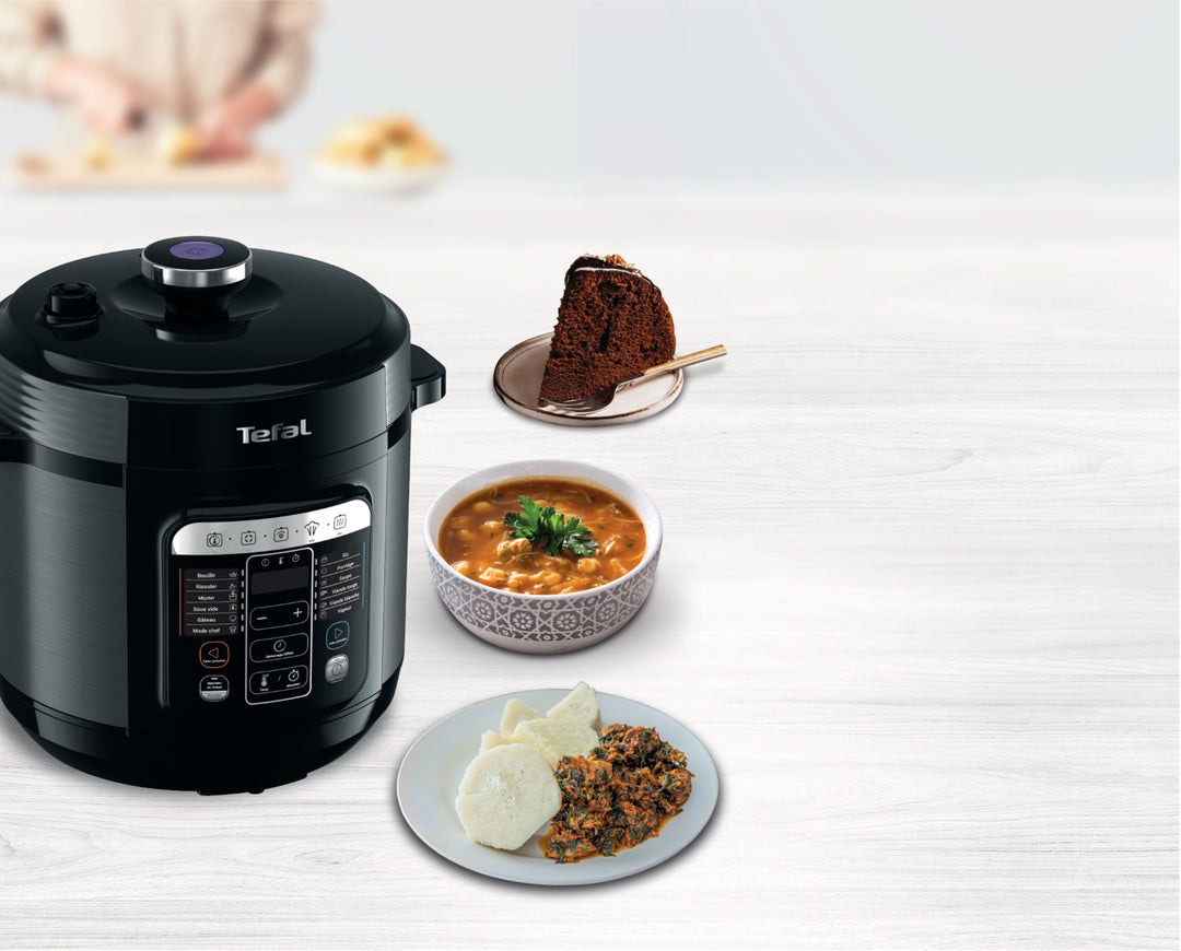 COCOTTE ELECTRIQUE HOME CHEF 6L 915-1090W NOIRE CY6018M2 Tefal