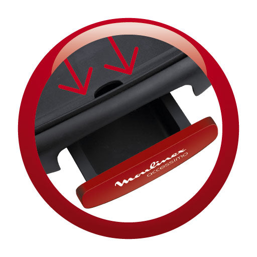 PLANCHA ACCESSIMO 1800W NOIRE CB560811 Moulinex