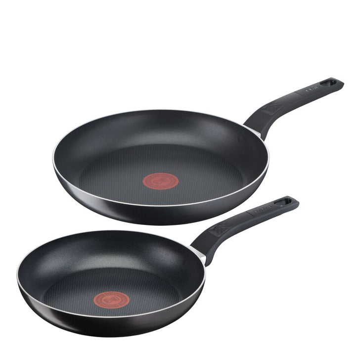SET 2 POELE EASY COOK &amp; CLEAN 24/28 CM B5559033 TEFAL