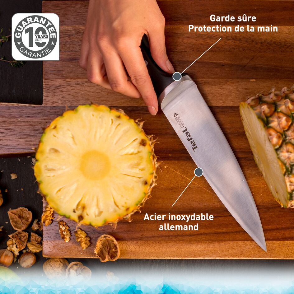 COUTEAU CHEF 15CM +COUV ICE FORCE K2320324 TEFAL