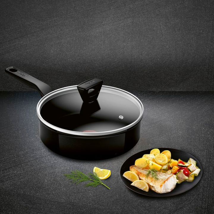 Sauteuse Tefal Renew Black 24cm Antiadhésive