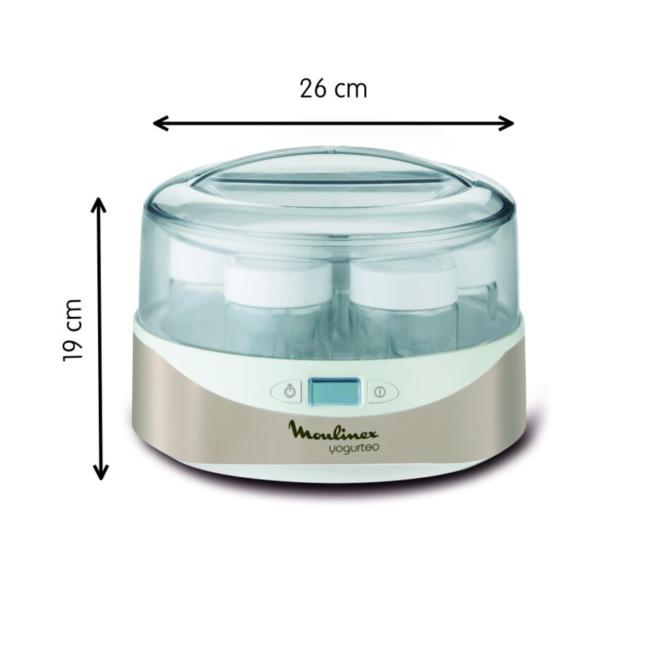 YAOURTIERE YOGURTEO 7POTS SILVER YG231E32 Moulinex