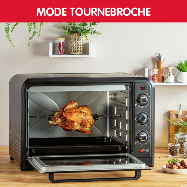 FOUR ELECTRIQUE OPTIMO 60L 2200W NOIR OX495810 Moulinex