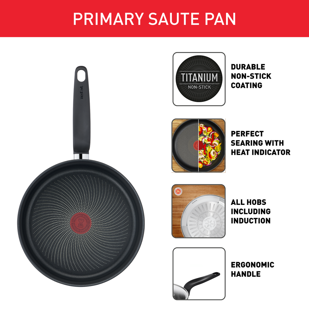 SAUTEUSE INOX 24CM PRIMARY E3093204 Tefal