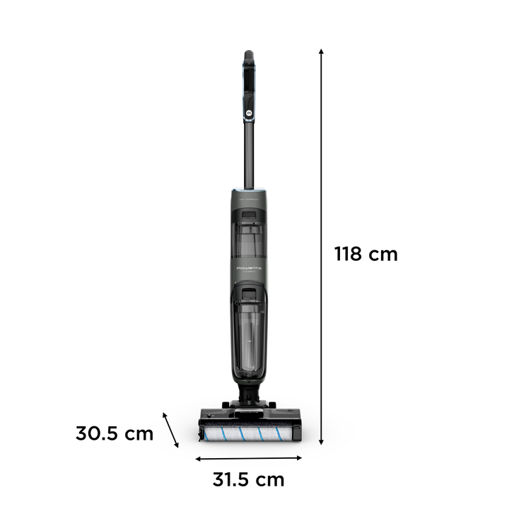 ASPIRATEUR LAVEUR SANS FIL  WET &amp; DRY  X-CLEAN 4 GRIS ANTH GZ5035WO Rowenta