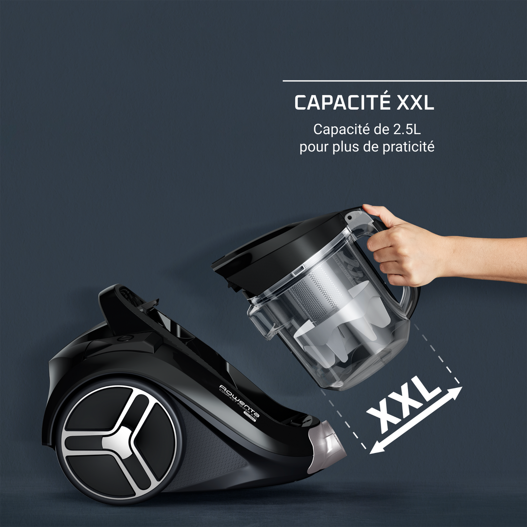 ASPIRATEUR SANS SAC POWER COMPACT XXL 2,5L 900W RO4B36EA Rowenta