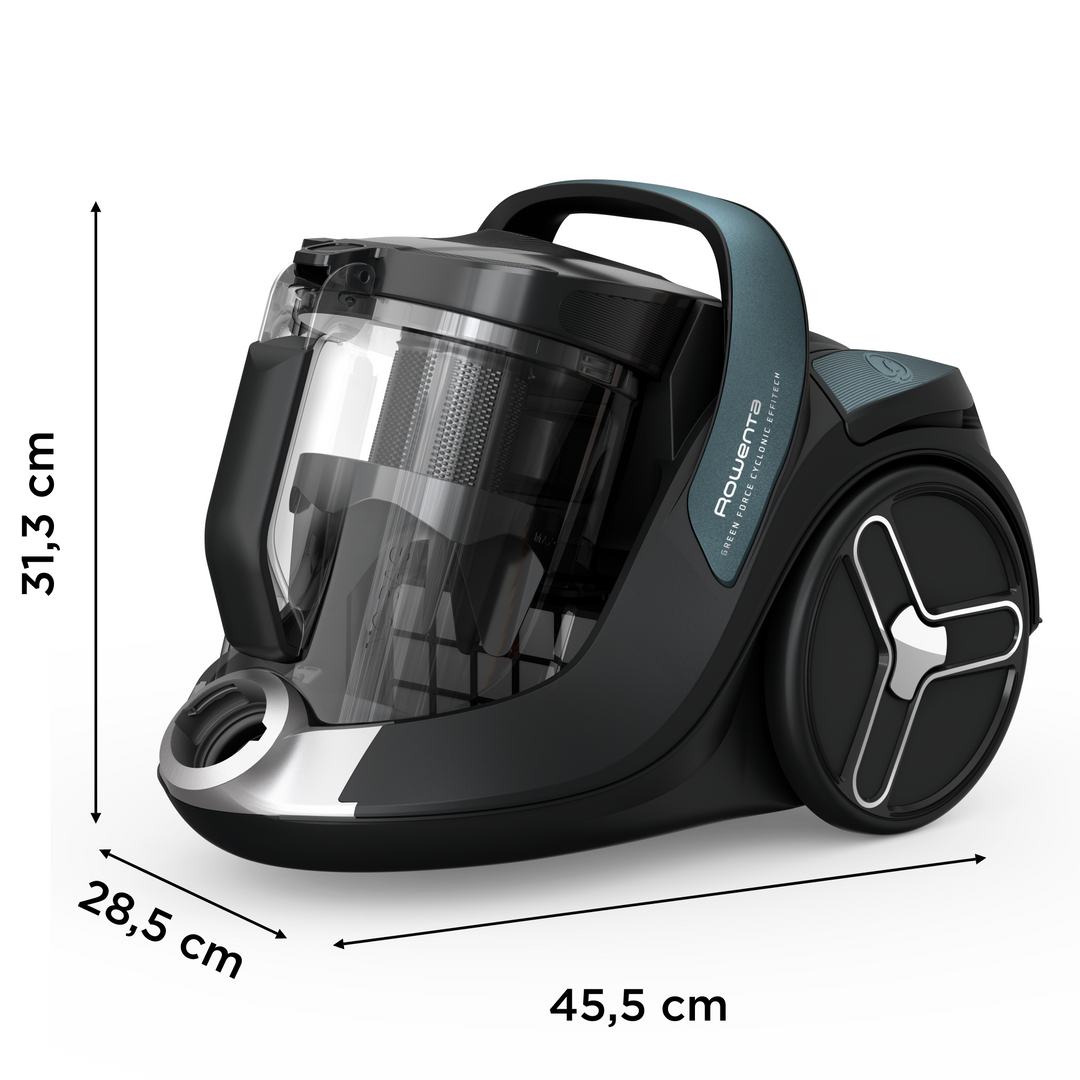 ASPIRATEUR SANS SAC GREEN FORCE SILENCE 2,5L 500W  RO7C71EA Rowenta