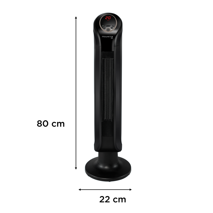 CHAUFFAGE SOUFFLANT COLONNE CERAMIQUE INTENSE COMFORT 2400W SILENCE+TELECOMMANDE SO9420F0 Rowenta