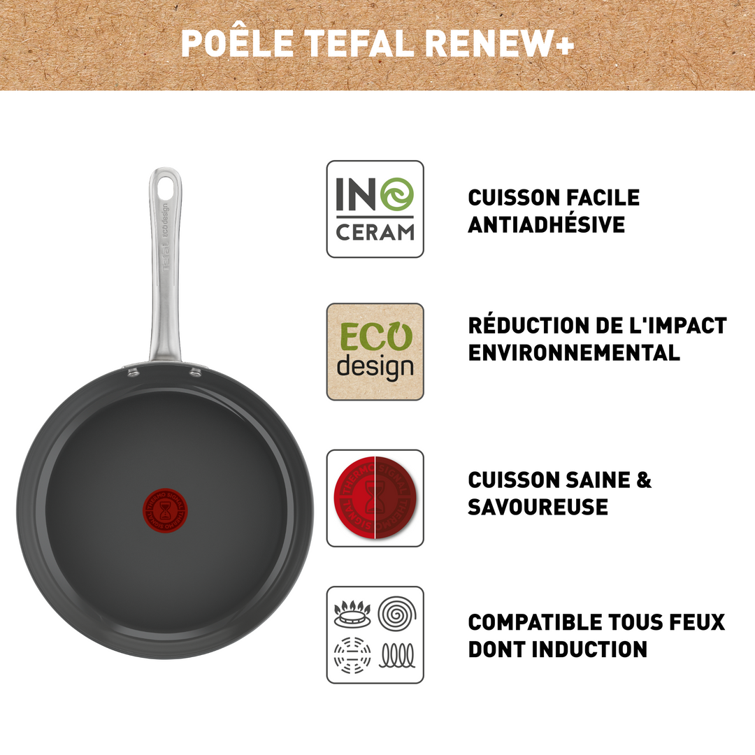 POELE 30CM RENEW+ C4240753 Tefal