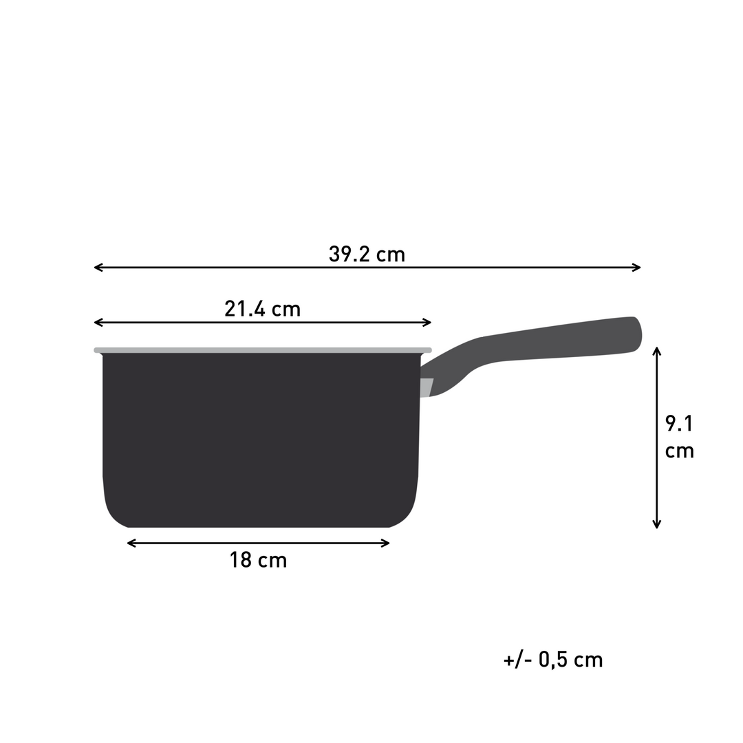 CASSEROLE 20CM NATURAL CHEF GRIS CLAIR C4513002 Tefal