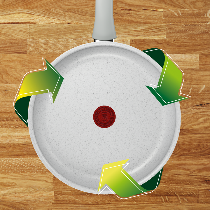 Wok Tefal Natural Chef 28cm Gris Clair Antiadhésive - C4511902