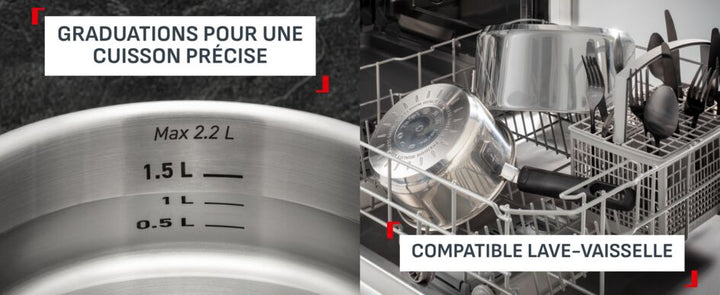 MARMITE INOX NR 24CM EMOTION+ G7 E3067045 Tefal