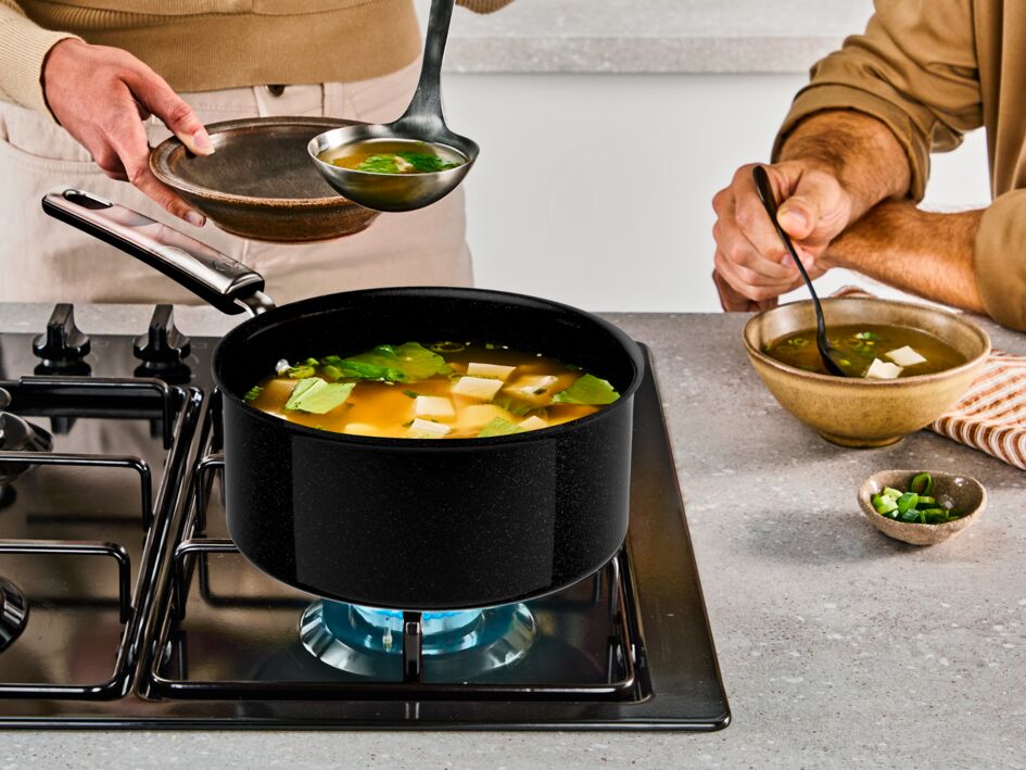 CASSEROLE 16CM SPACE+ EXC+CERAM NOIR G2122802 Tefal