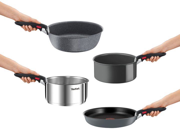BATTERIE DE CUISINE INGENIO BLACK STONE 10PCS L3999402 Tefal