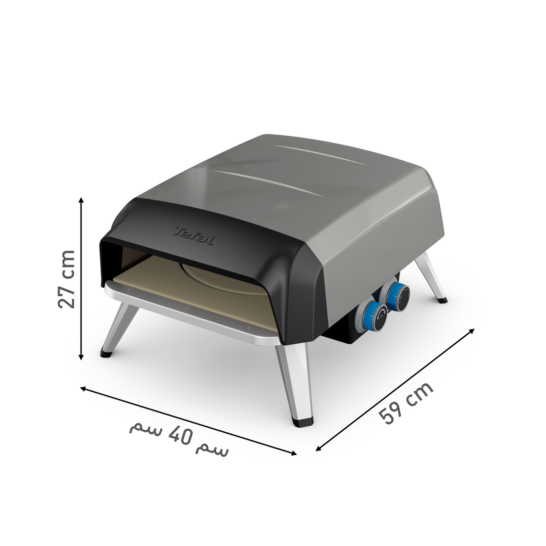 FOUR A PIZZA A GAZ PRONTO +PELLE JM412010 Tefal