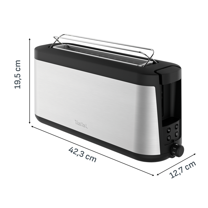 TOASTER INOX ELEMENT 1000W SILVER/NOIR TL430811 Tefal