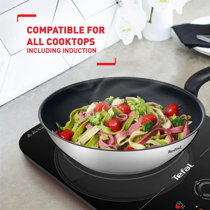 WOK INOX 28CM PRIMARY E3091904 Tefal